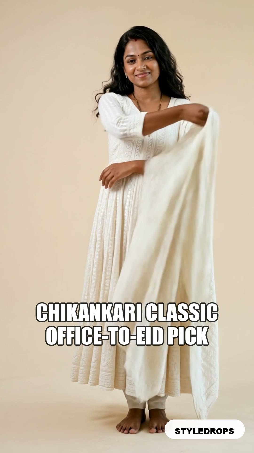 Chikankari classic — office-to-eid-to-Diwali versatile, under $200