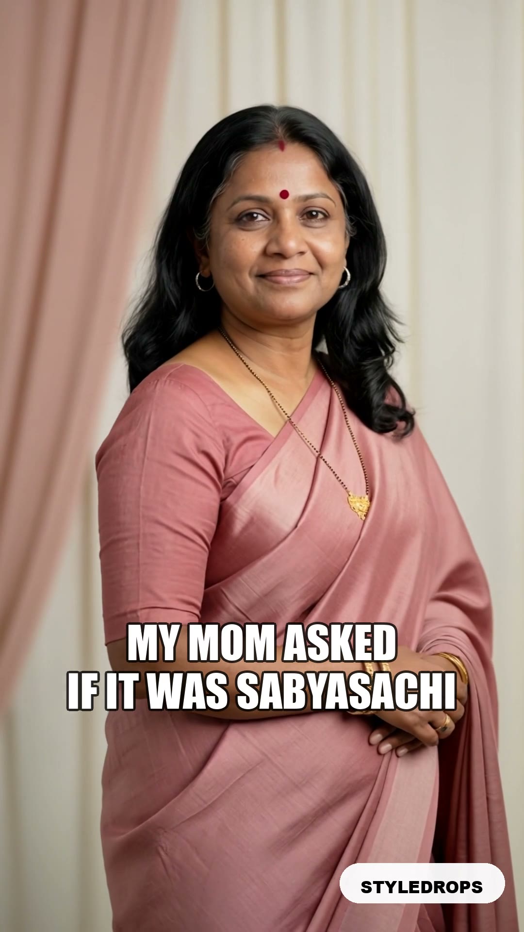 My mom asked if it was Sabyasachi — and I told her it was HOI
