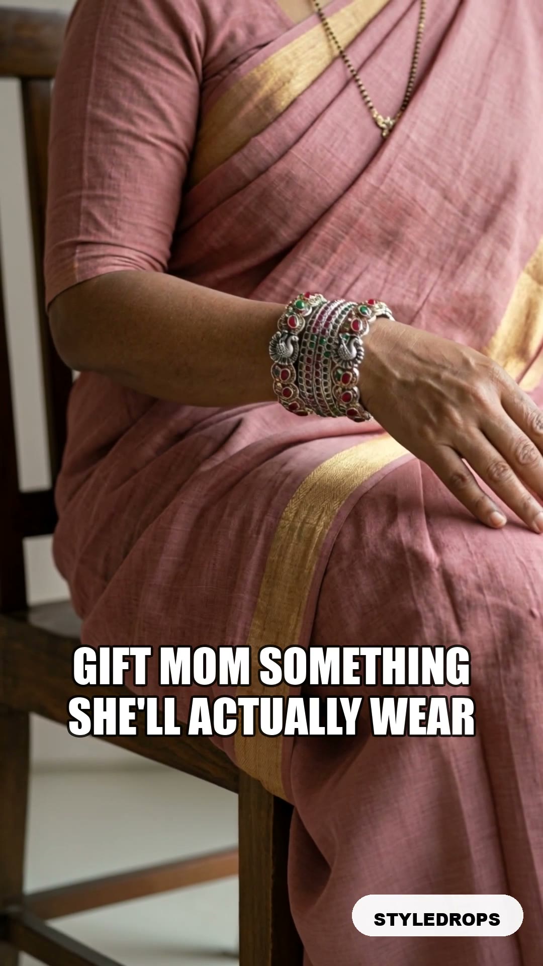 Gift mom something she'll actually wear — Paksha kempu silver bangles