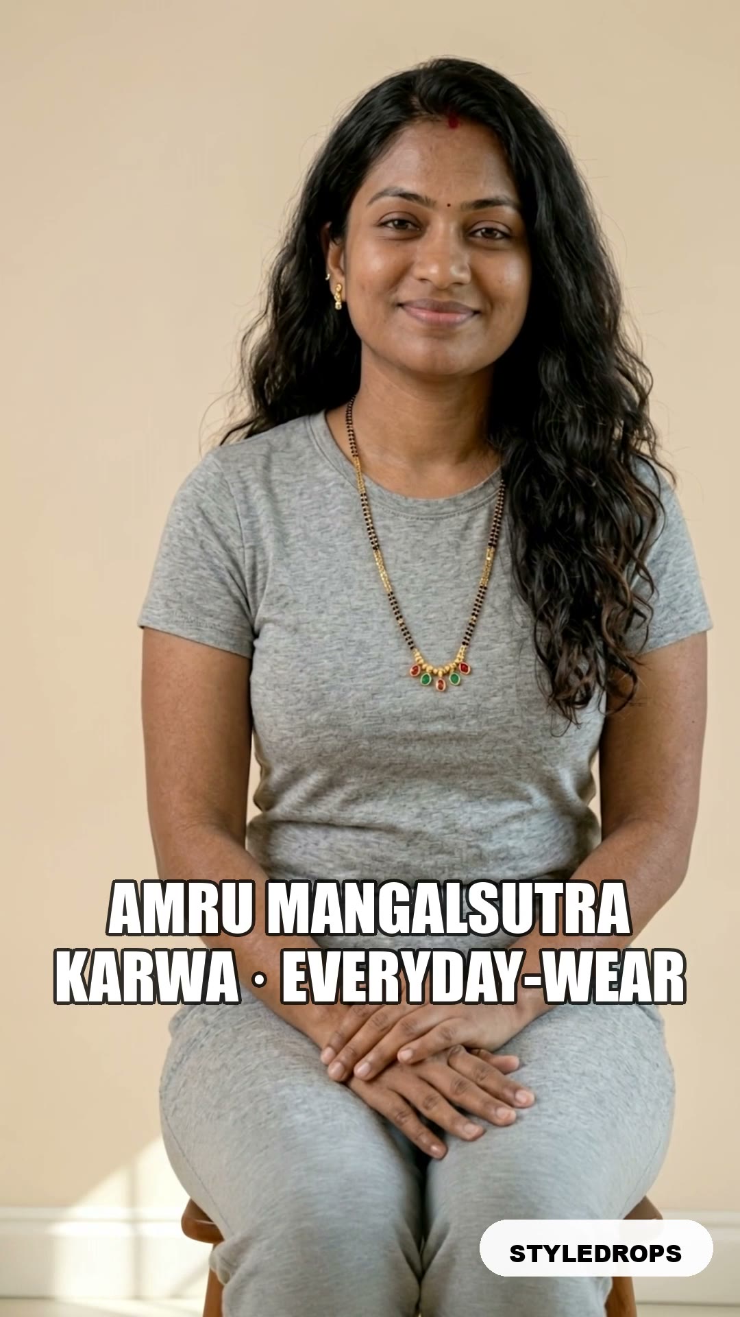 Amru mangalsutra — the everyday chain that reads modern-bride