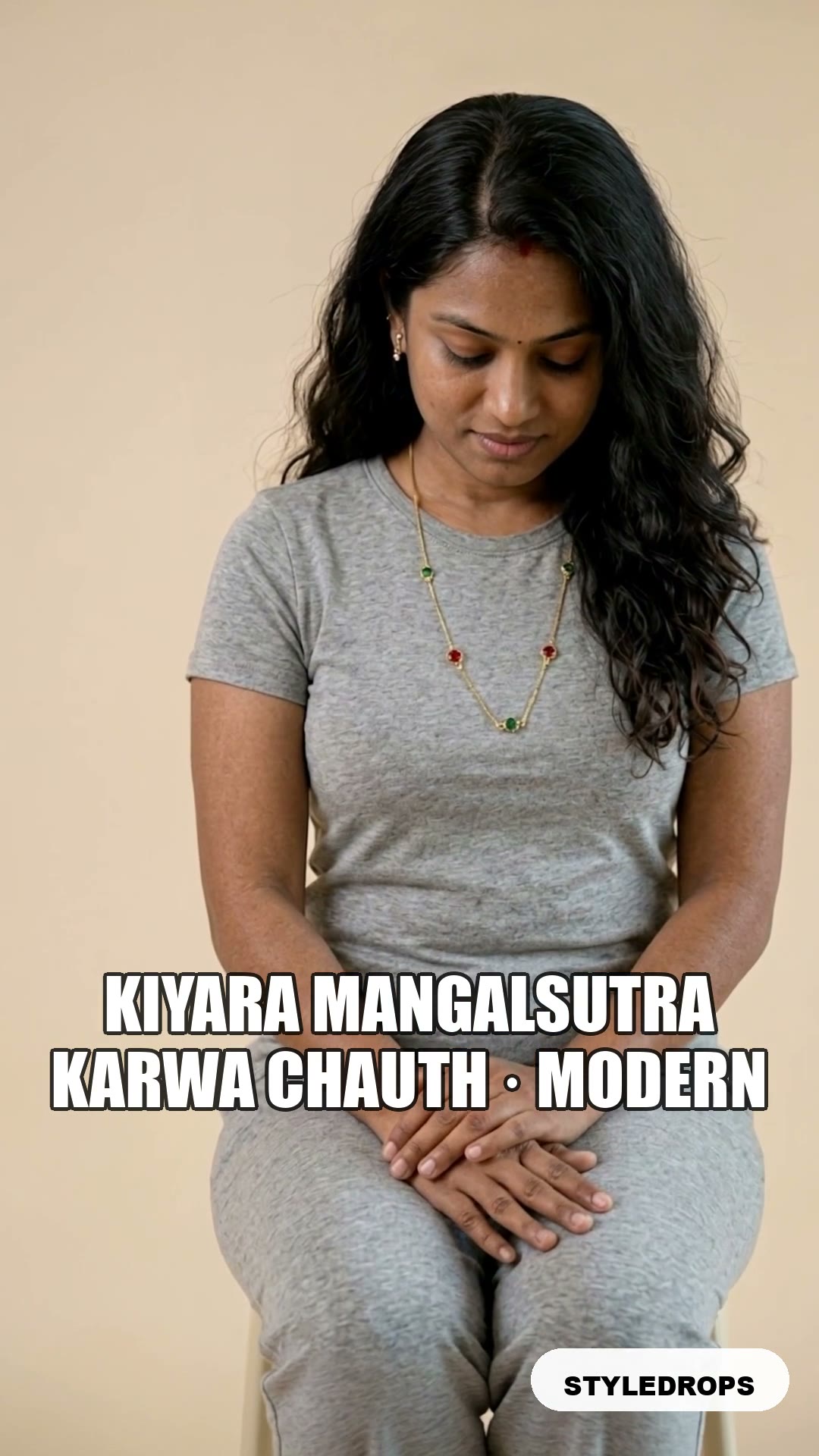 Kiyara mangalsutra — modern chain for the Karwa Chauth she chose herself