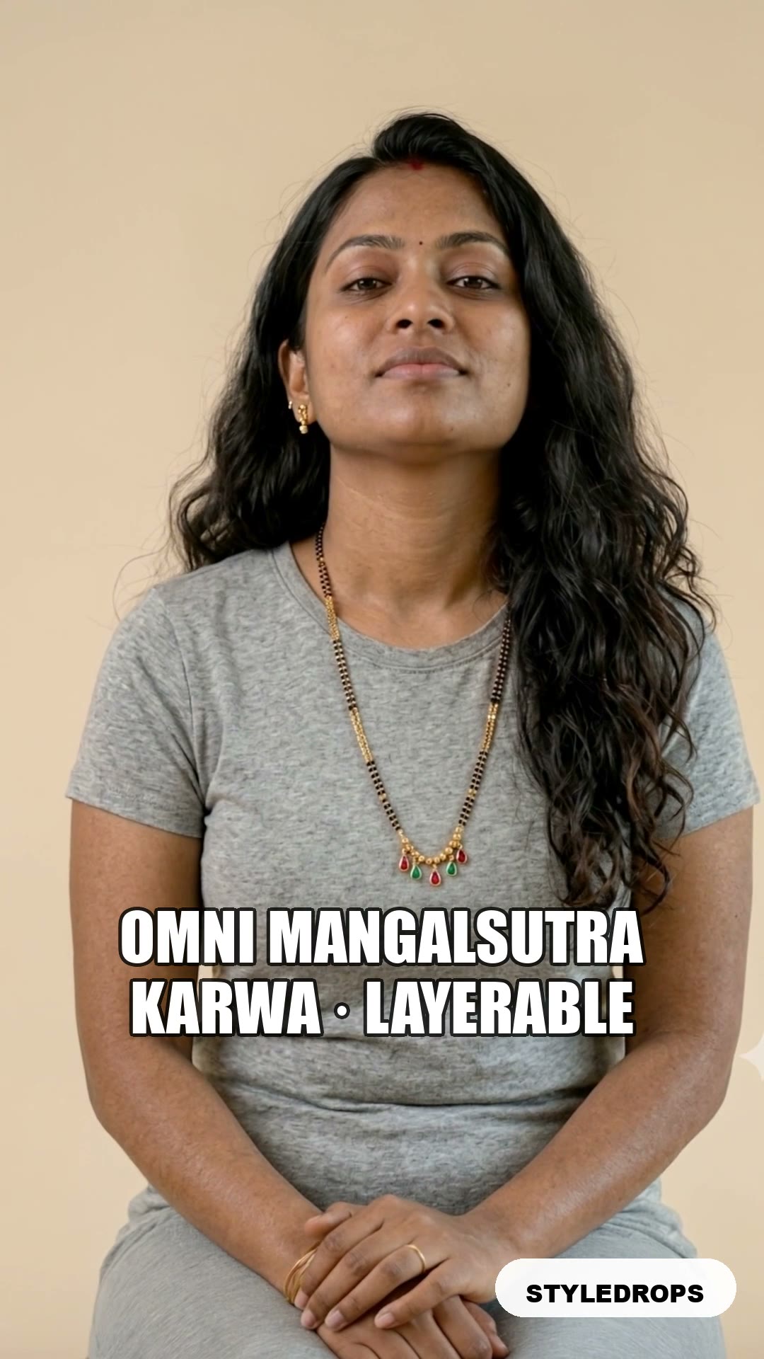 Omni mangalsutra — layer it with your existing chain