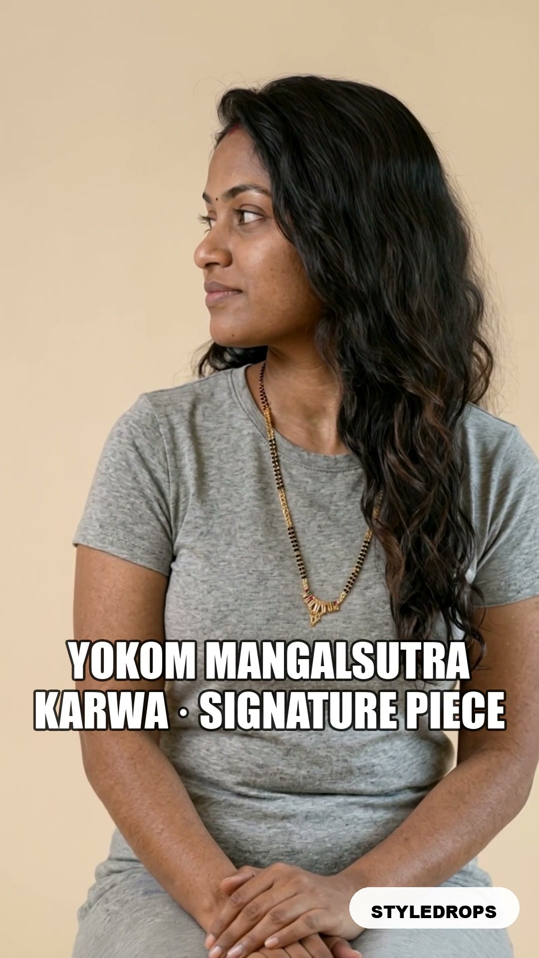 Yokom mangalsutra — a signature piece for the Karwa she'll remember
