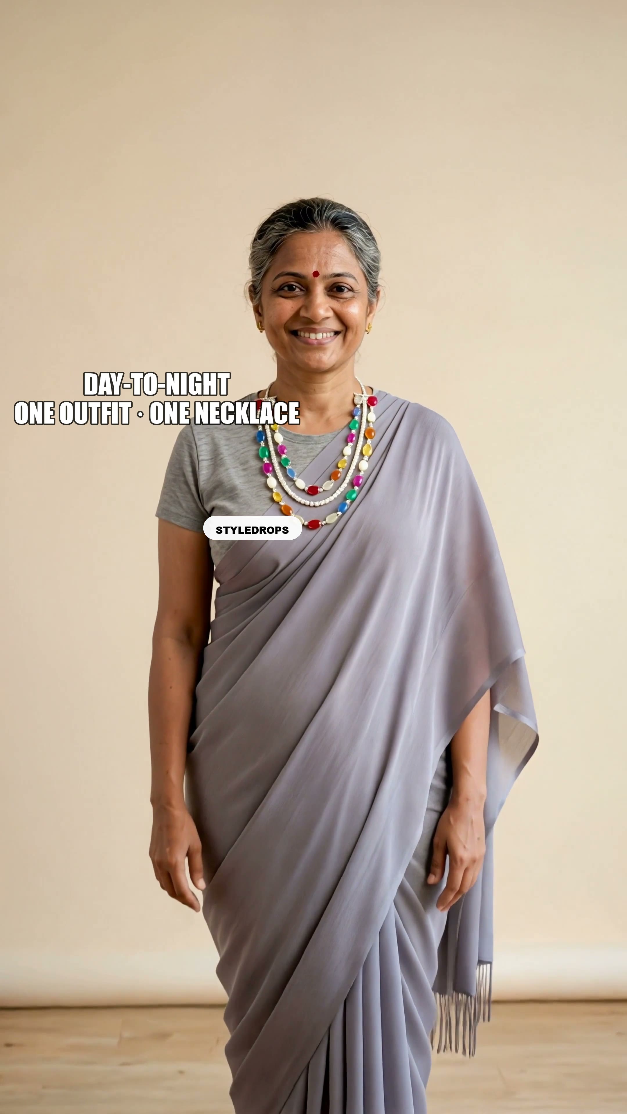 Day-to-night in ONE outfit — add the Paksha navaratna and it's a whole new evening.
